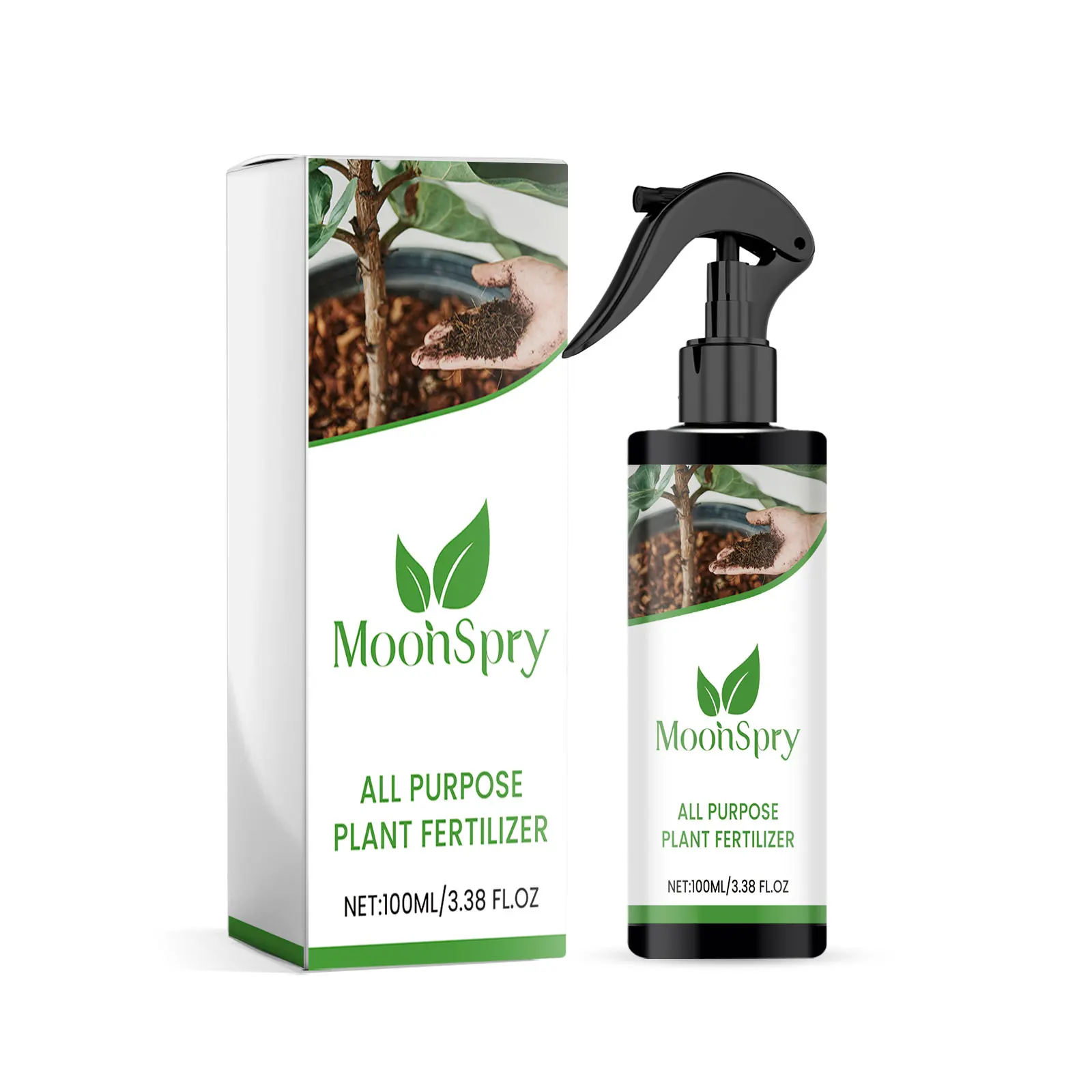 Plant Growth Spray, Concentrated Fertilizer Spray for Flowers Succulents, Green Plants & Lawn Foliage Plants