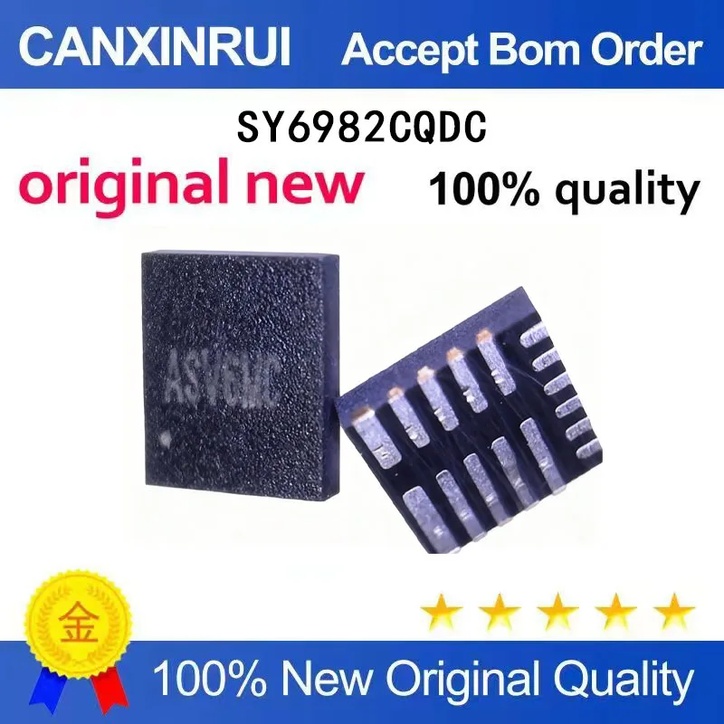 

(5 Pieces) SY6982CQDC SY6982C silk screen XX4PA XX5PF XX beginning QFN16 spot chip IC