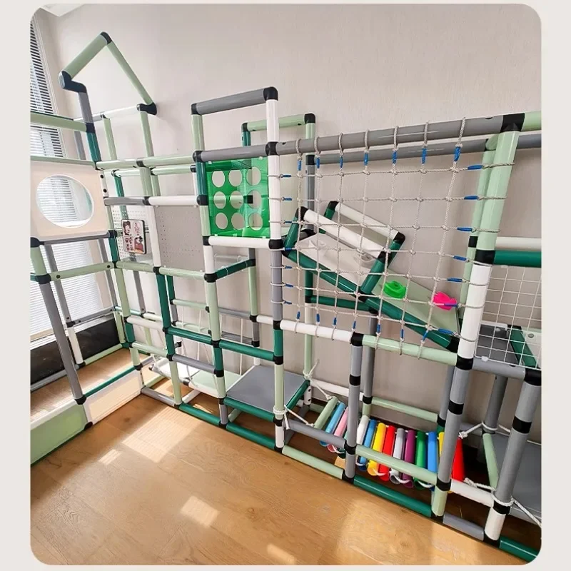 

Children's Variety Climbing Frame Indoor Family Infant Baby Multifunctional Slide - Sofa Back DIY Combination