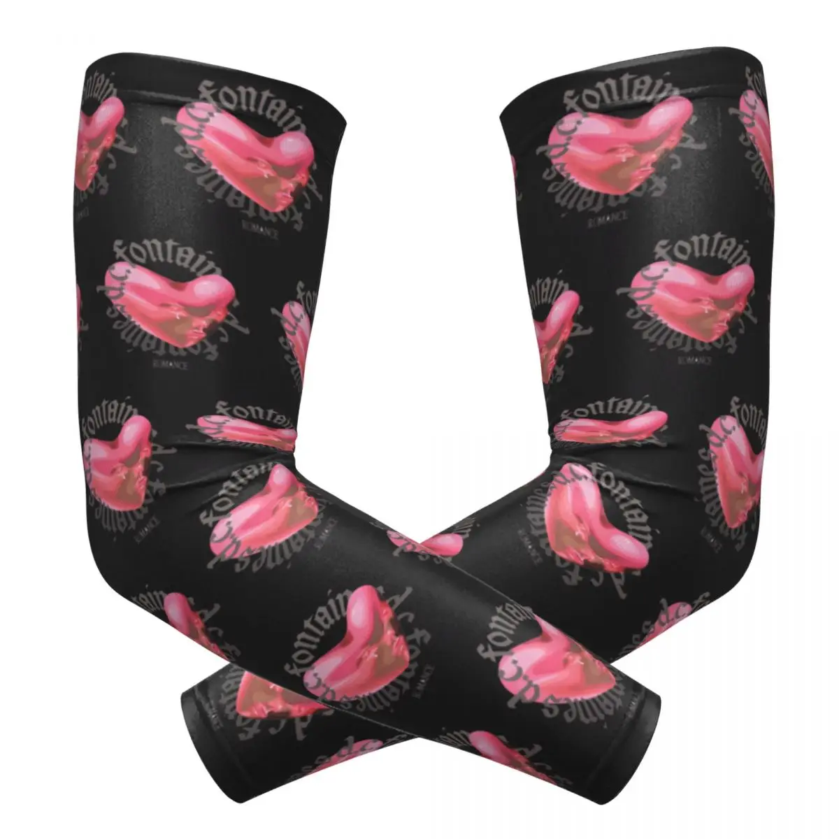 Fontaines DC Romance أكمام أذرع تبريد خارجية من الشمس فوق البنفسجية غطاء حماية صيفي لركوب الدراجات وأكمام وشم #1