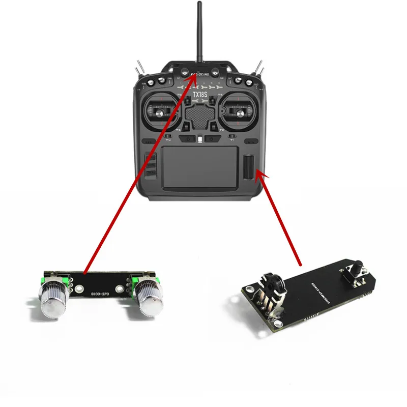 Radioking TX18S Roller Board Scroll Wheel Assembly  S1 and S2 Dail Switch RadioMaster TX18S Jumper T18 Open TX RC Transmitter