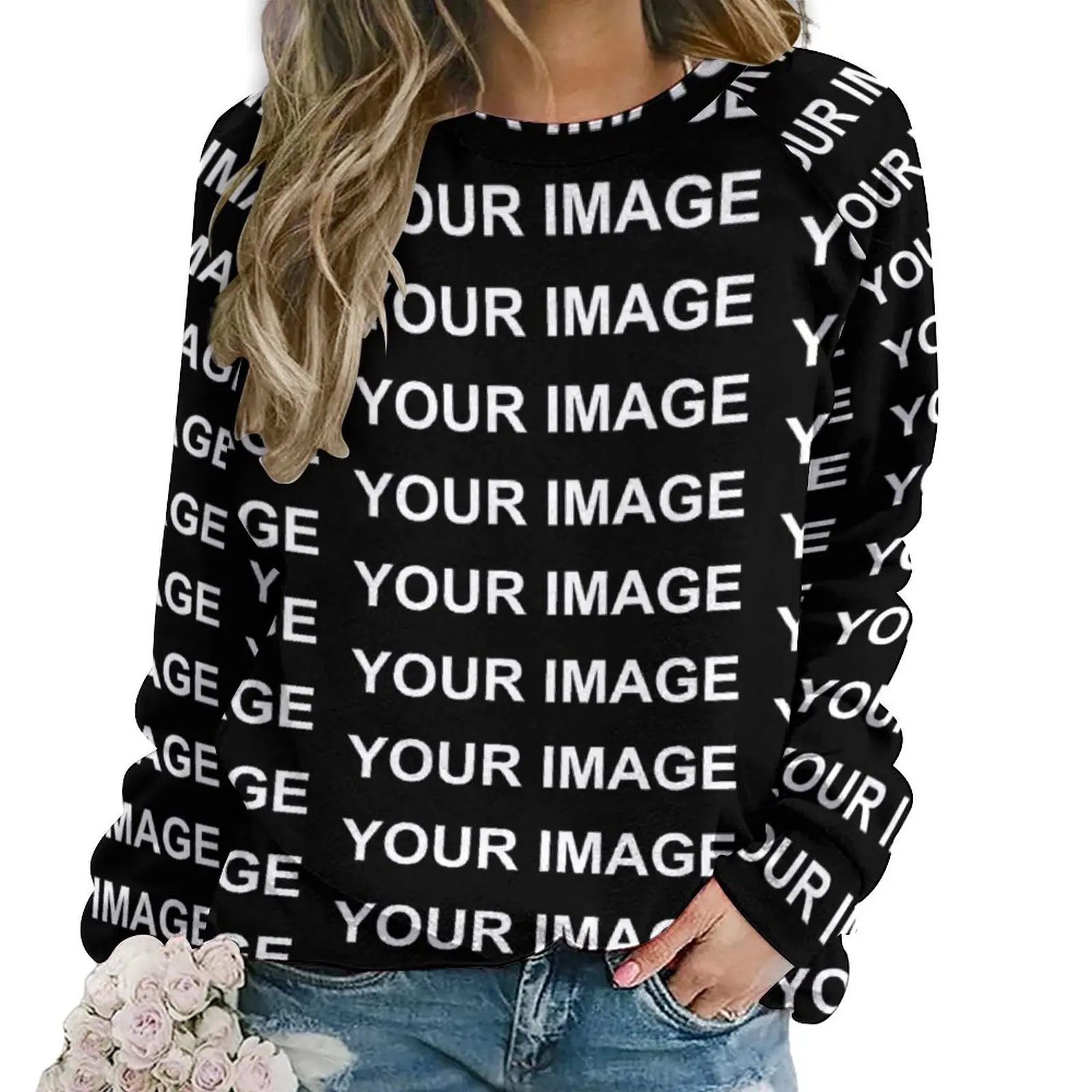 Your Image Customized Casual Hoodies Winter Custom Made Design Hoodie Lady Long Sleeve Oversize Harajuku Design Sweatshirts