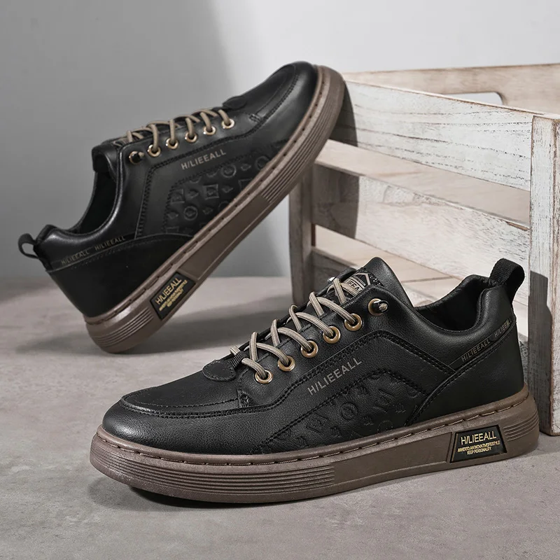 Men's New Trendy Casual Sports Shoes 2026 Breathable Work Safety Shoes Autumn Versatile Board Shoes for Motorcycle Riders
