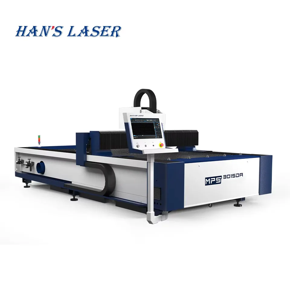 Han's Cutting Hine 3015DA SS CS Stainless Metal Fiber Laser Cutter For Sale