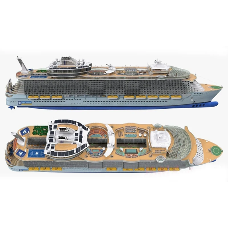 Ship Model Ocean Oasis Luxury Finished Cruise Ship Exhibition Hall Gift Personal Collection Multi-scale Selection