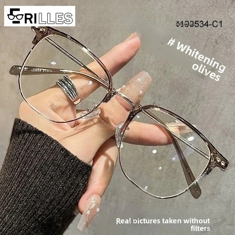 Blaulichtblockierende Brille, quadratische, übergroße Vollformatbrille, Computerschermschutz für Büroarbeit