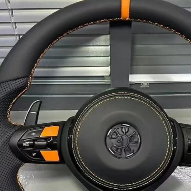 Car Steering Wheel Leather For BMW F10 F11 F07 F20 F22 F30 F36 X5 F15 X6 F16 X3 F25 X4 F26 M3 F80 Steering Wheel Accessorie
