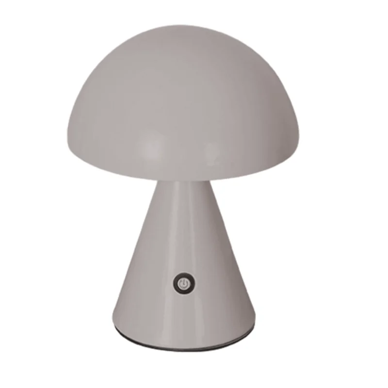 

LED Mushroom Lamp Rechargeable Cordless Dimmable Nightlight With 3 Colors Touch Control Ambient Lamp For Bathroom Hotel KidsRoom