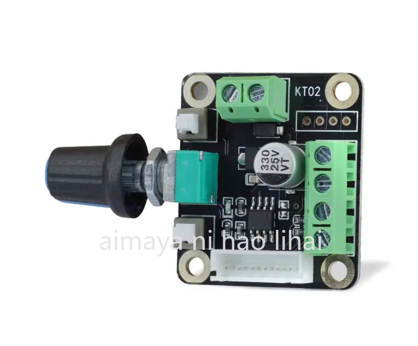 stepper, servo, motor, controller, governor, pulse generator, knob, rotation, infinite, speed regulation