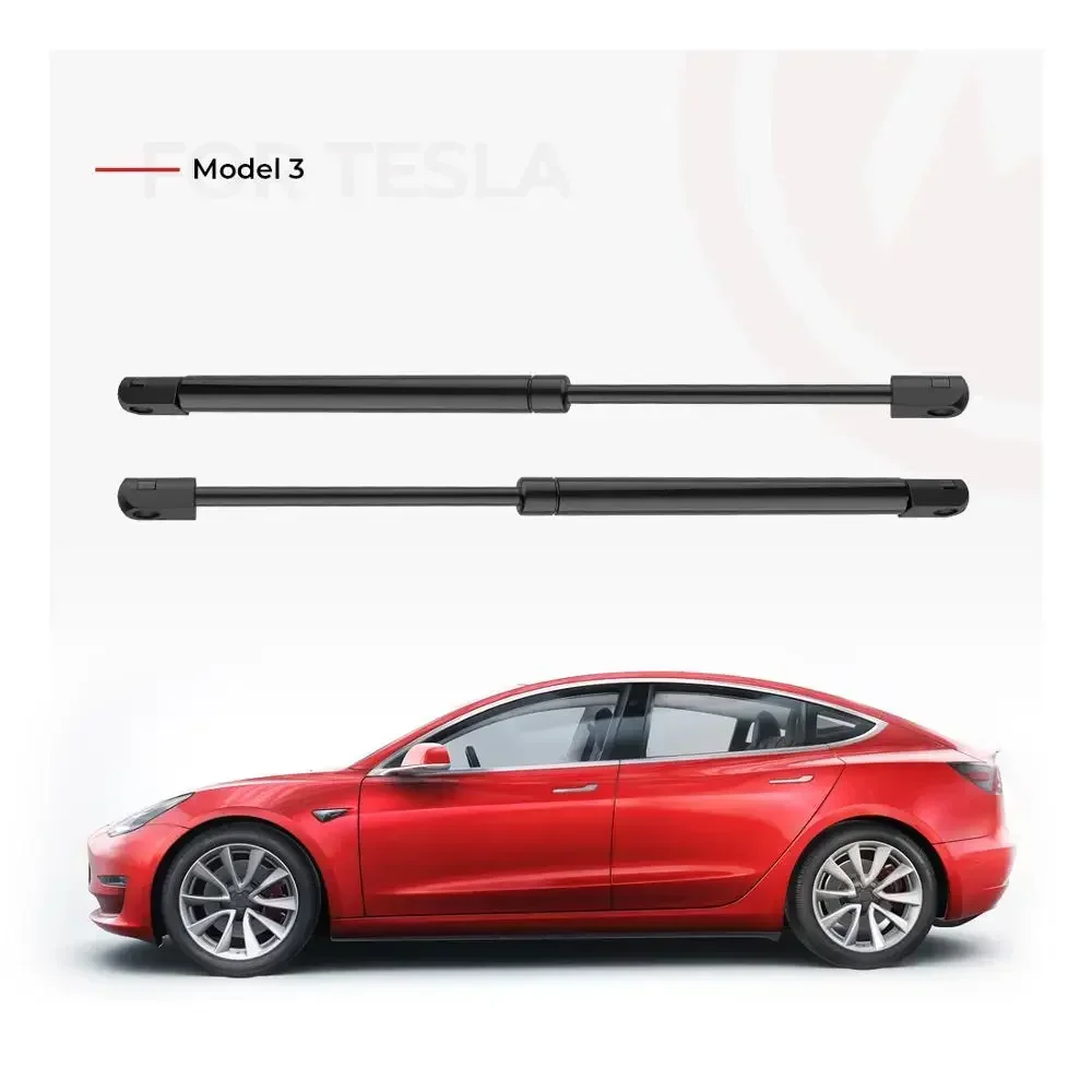 Trunk Struts Rod for Tesla Model 3 Gas Spring Shock Support Hydraulic Rod Front Rear Tailgate Hood Damper Rods Model3 2021-2023