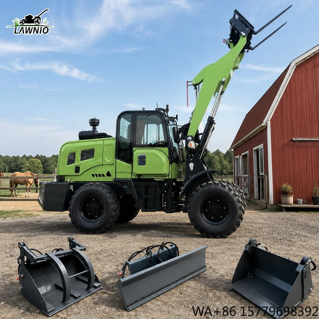 Cost Effective  Loader  3000kg Operating Weight with Full Hydraulic Steering Sand and Gravel Yard Mini  Loader