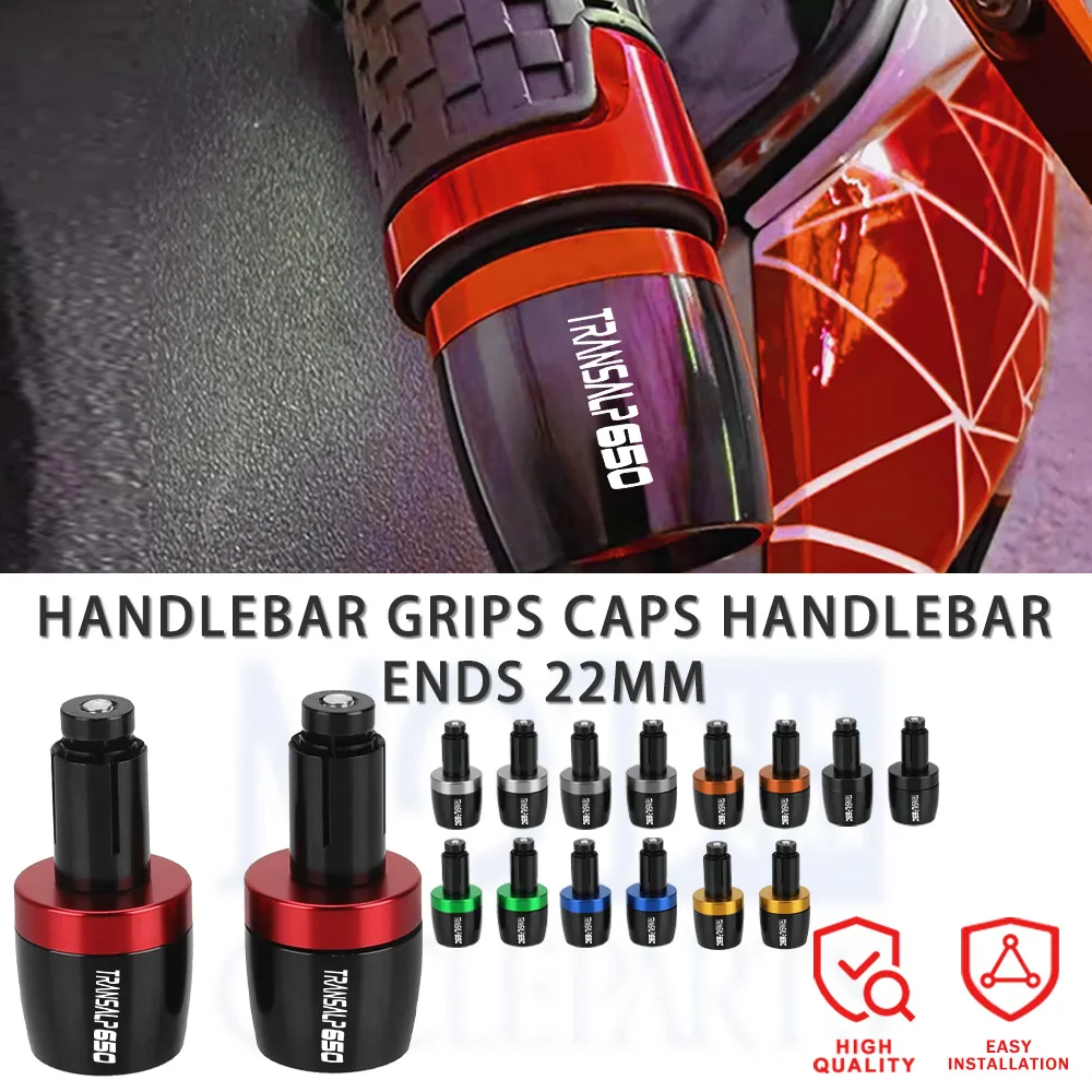 

FOR Honda TRANSALP 650 TRANSALP650 XL700V XLV 700 1995-1998 1999 Motorcycle 7/8"22MM Handlebar Grips Handle Bar Cap End Plugs