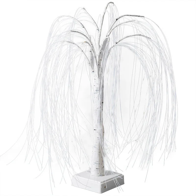 Luci dell'albero di salice, decorazioni per scene di feste di Natale a LED, luci per decorazioni per la casa, regali di compleanno, camerette per ragazze, alberi luminosi