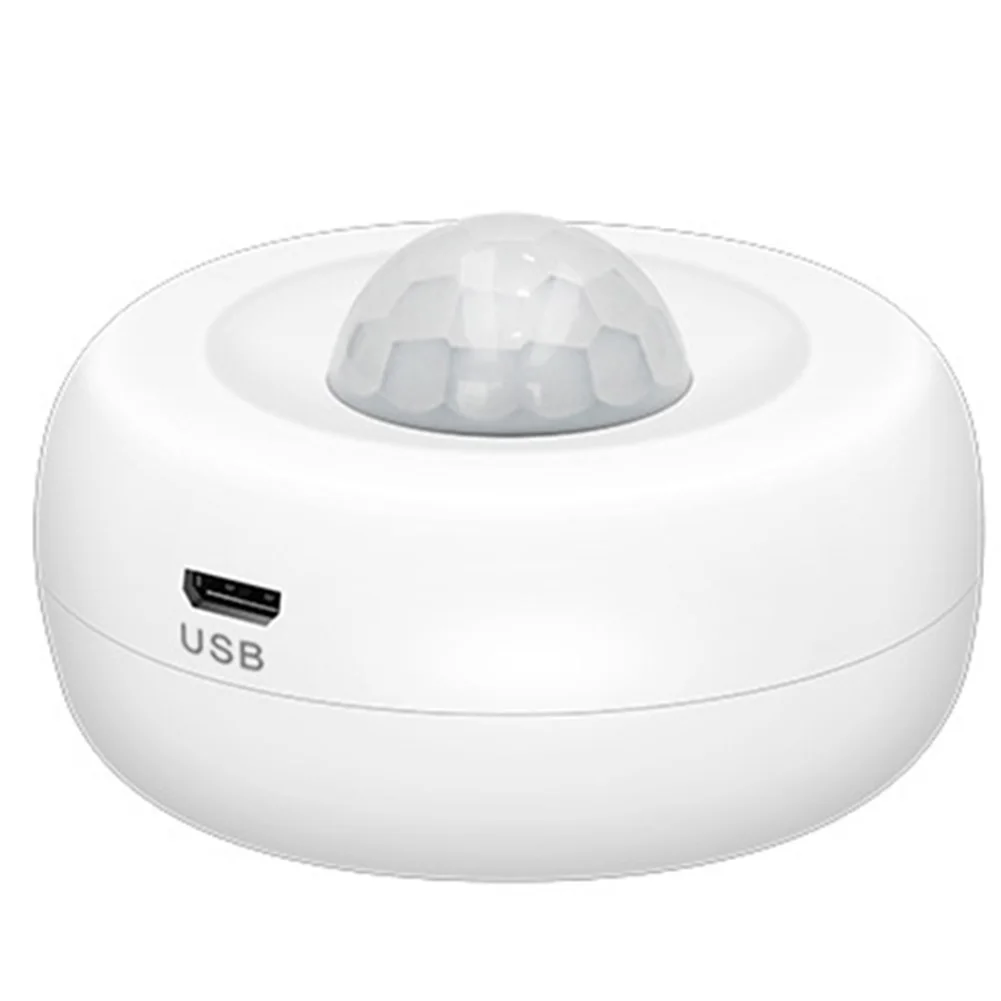 For Smart WiFi PIR Motion Sensor For For Tuya App Real Infrared Human Body Detector Home Security Automation ABS Material