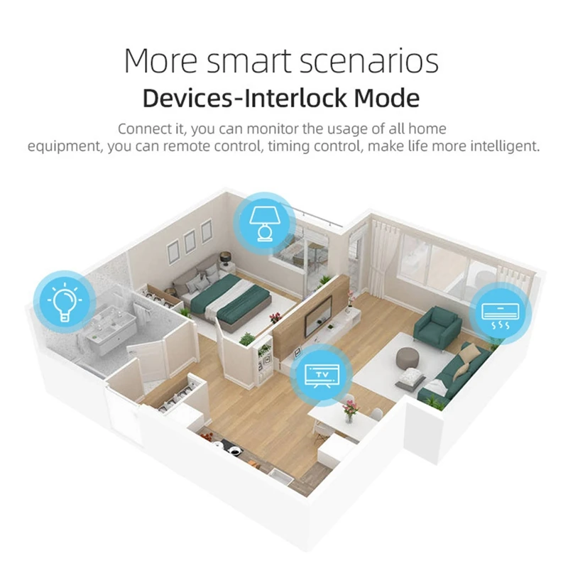 Disyuntor inteligente con WIFI para el hogar, interruptor de Control remoto con aplicación inalámbrica para Yandex Alic, 1P DIN, NEW-TUYA