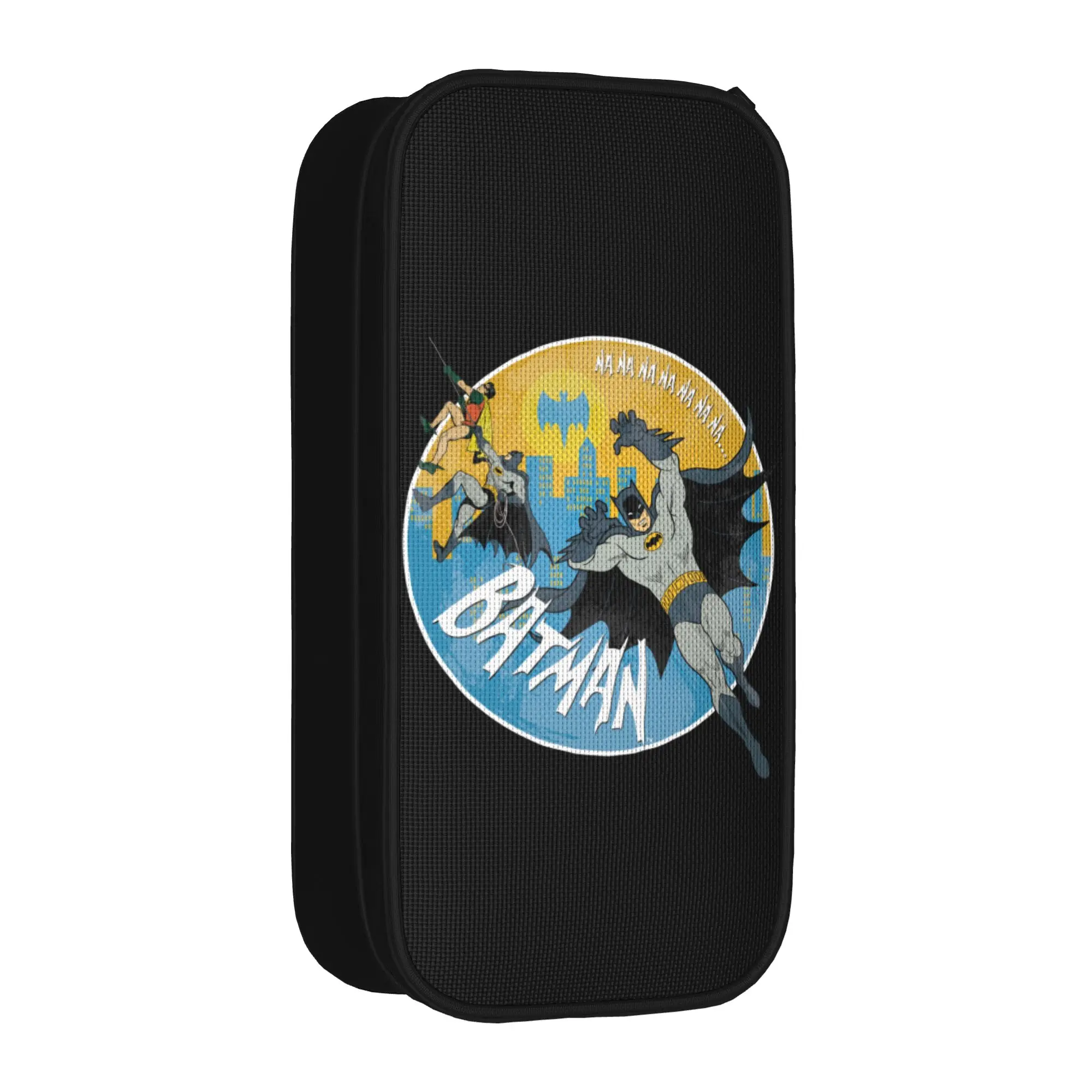 

Batman Icon Pencil Cases Lovely Pen Box Bag Student Big Capacity Office Gifts Pencilcases
