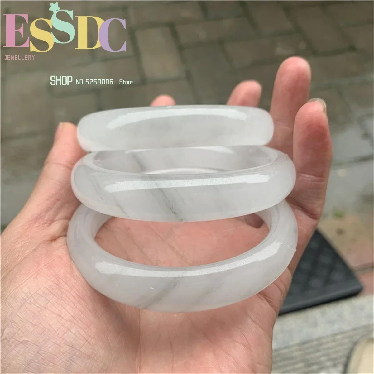 Naturally Ink and Ink Danqing Jade Bracelets New Chinese Style Women's Cold Wind Wholesale Fashion Generous Jewelry Versatile