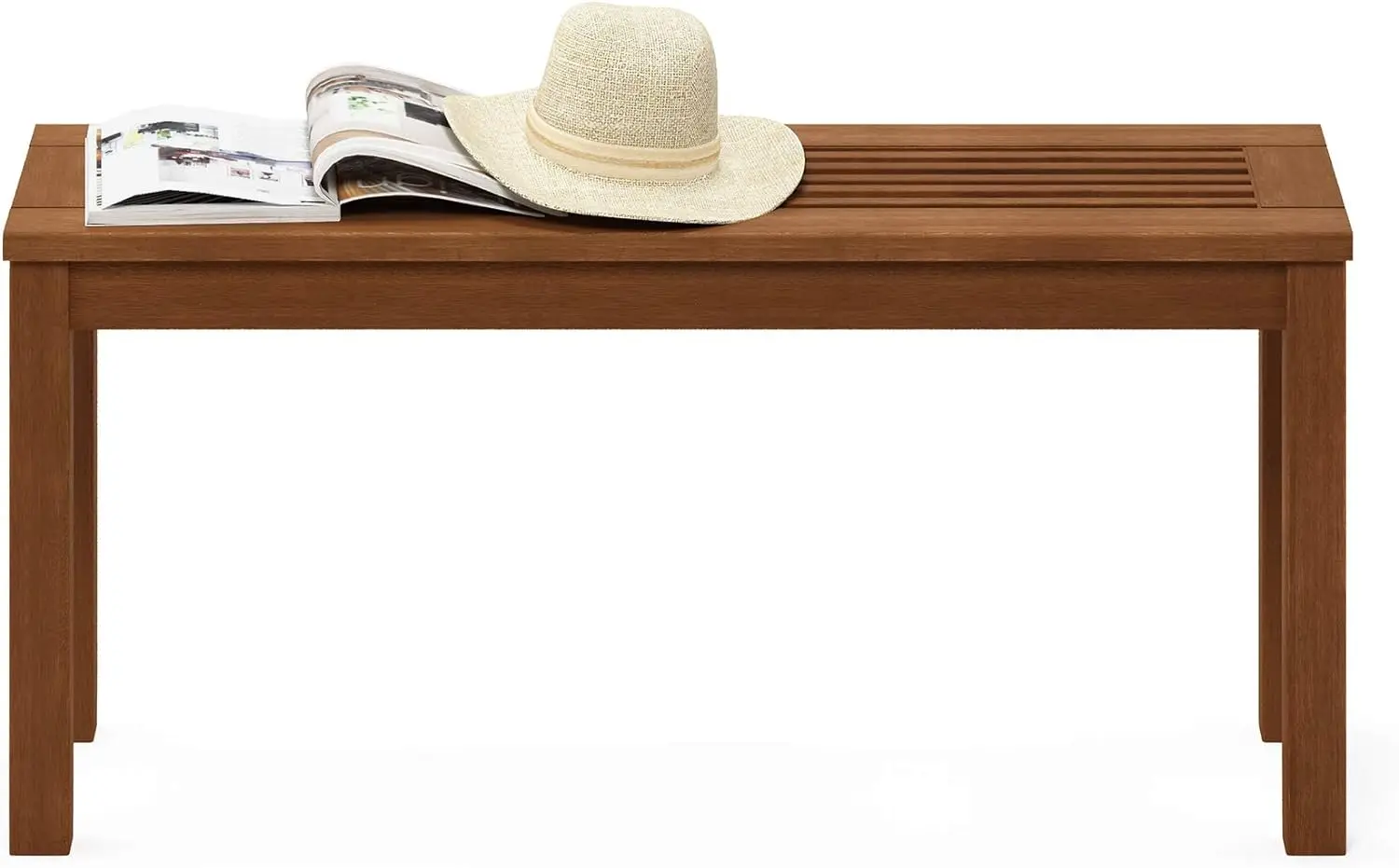 Furinno FG181110-C Tioman Outdoor Rugloze Bank, Natuurlijk, 1-Pack