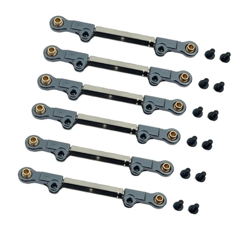 ترقية معدنية للتحكم عن بعد سيارة قابل للتعديل سحب قضيب صالح لإصدار MJX 1/10 10208 V2