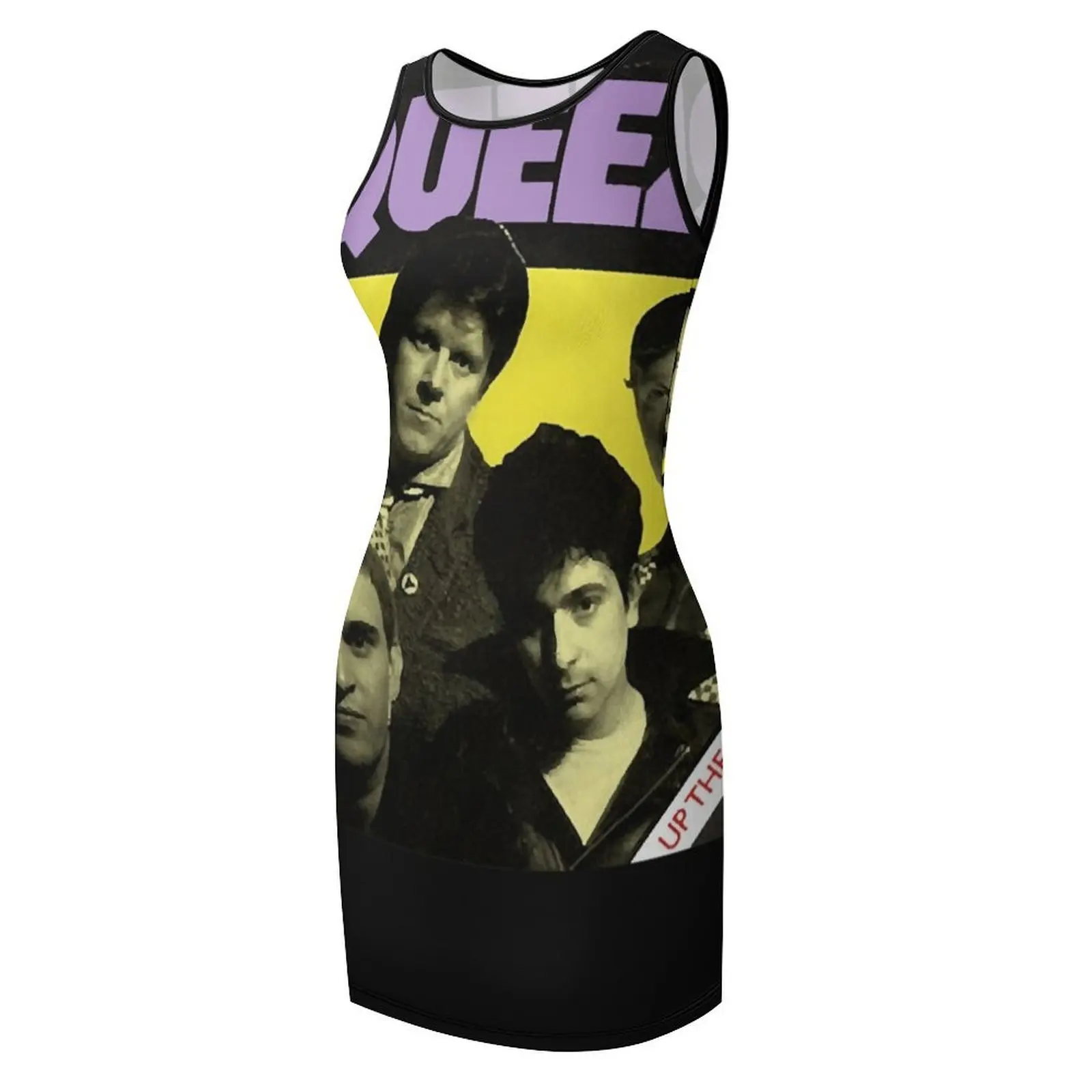 เสื้อยืดคลาสสิกแบบไม่มีแขน Squeeze Classic T-Shirt.png ชุดเดรสลำลองสำหรับผู้หญิง เทรนด์เสื้อผ้าผู้หญิงปี 2025 ชุดเดรสสำหรับงานปาร์ตี้ เสื้อผ้าผู้หญิงสำหรับฤดูร้อนปี 2025