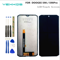 100% Original 6.3 Inch LCD + Touch Screen Digitizer Display Module Repair Replacement Part For DOOGEE S98 S98 Pro S99 Cellphone