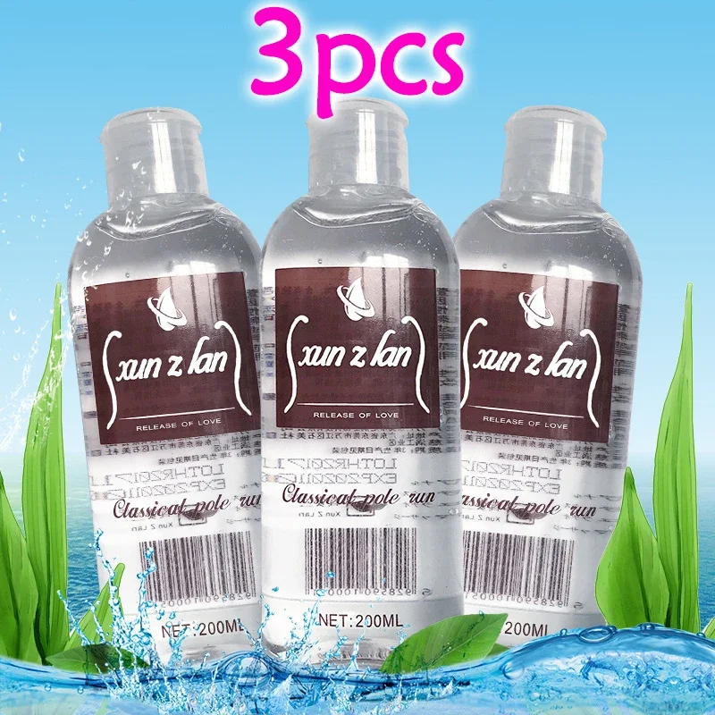 3pcs Anal Lubricant for Sex Water-based Sex Gel for Women Lubrication Vagina Lube Couple Intimate Massage Oil Adult Sex Toy