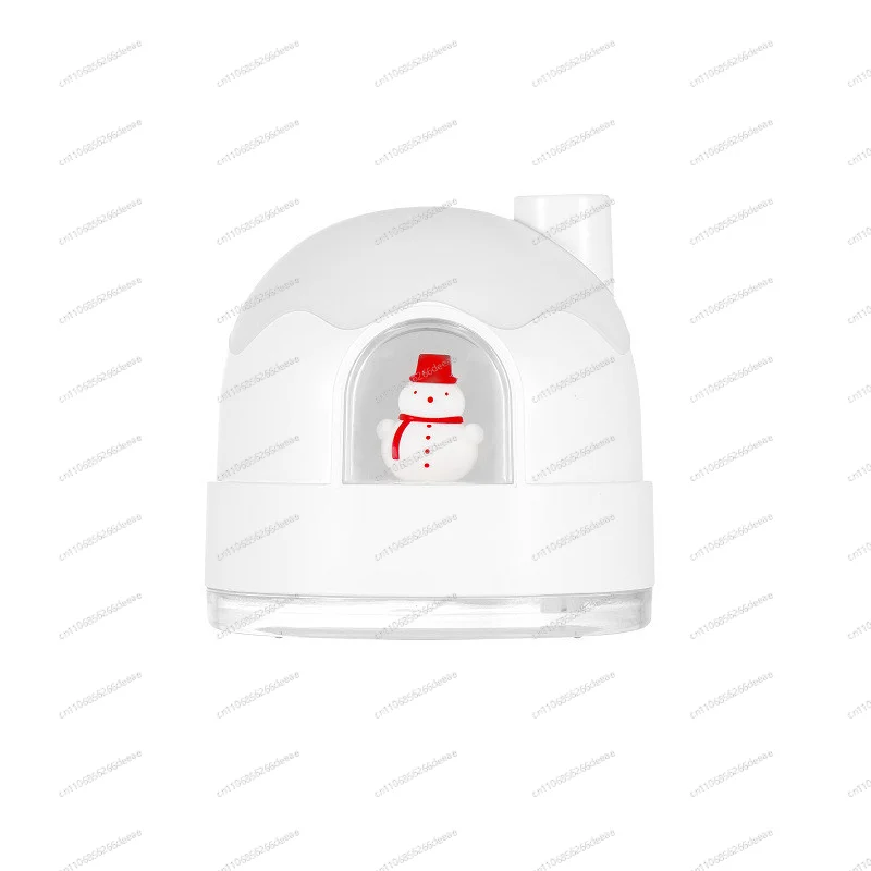 

Snow house humidification night light 2in1 design
