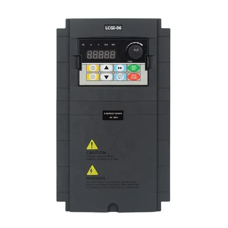 AC Motor Drive Frequency Inverter Three Phase 380V 5.5KW VFD Vector Control Inverter