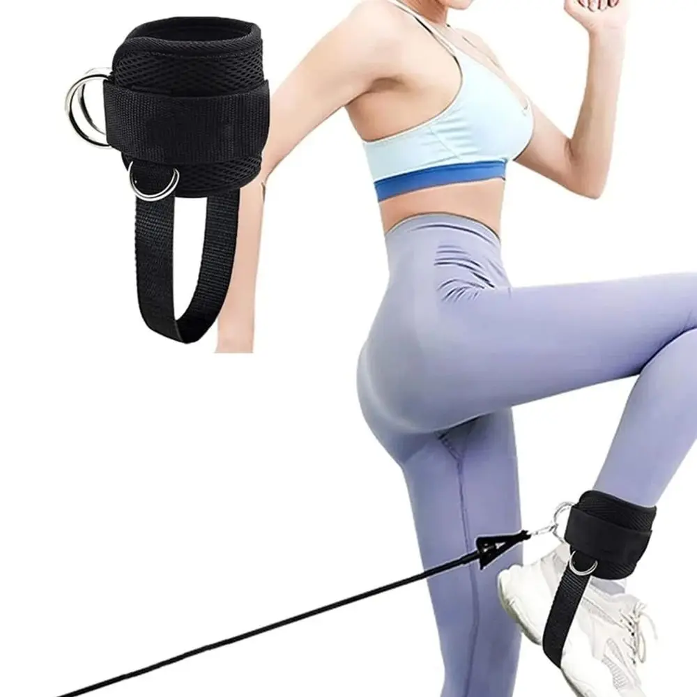 

Buttocks Shaping Fitness Ankle Buckle Hand Thigh Exercises Adjustable Ankle Strap Leg Cuffs D-Ring Comfortable
