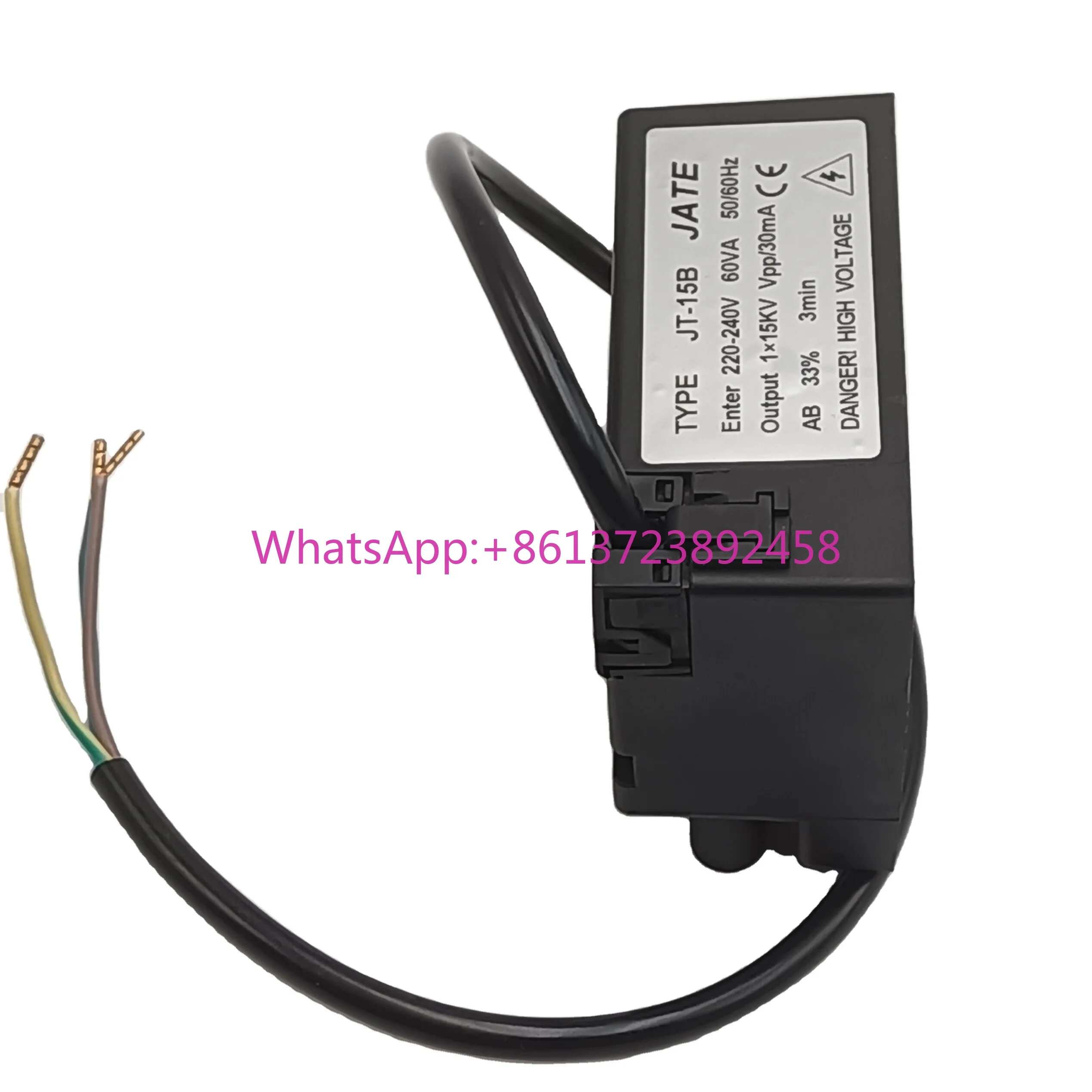 

JATE JT-15B Replace YORK OEM400Y02L15K777 High Voltage Burner Ignition Transformer for Gas Burner Accessories Original Black 0.5