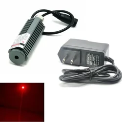 650nm 100mw Red Laser Lights Line Beam Laser Module w/ 5V Adapter 25X75mm