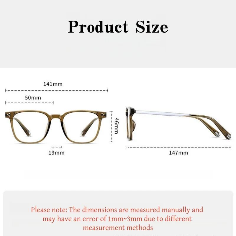 YIMARUILI Simple Fashion Men Glasses Frame Super Flexible Titanium Alloy Ultra light TR90 Retro Oval Women's Eyeglasses TR4001