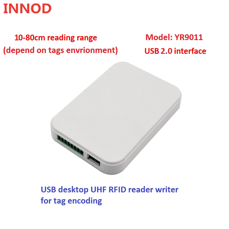 Imagem -03 - Multi-função Usb Desktop Uhf Rfid Leitor Escritor com Inglês Gratuito Fonte Sdk Manual do Usuário Longo Leitura Cartão Uhf Alienígena h3 Chip Tag