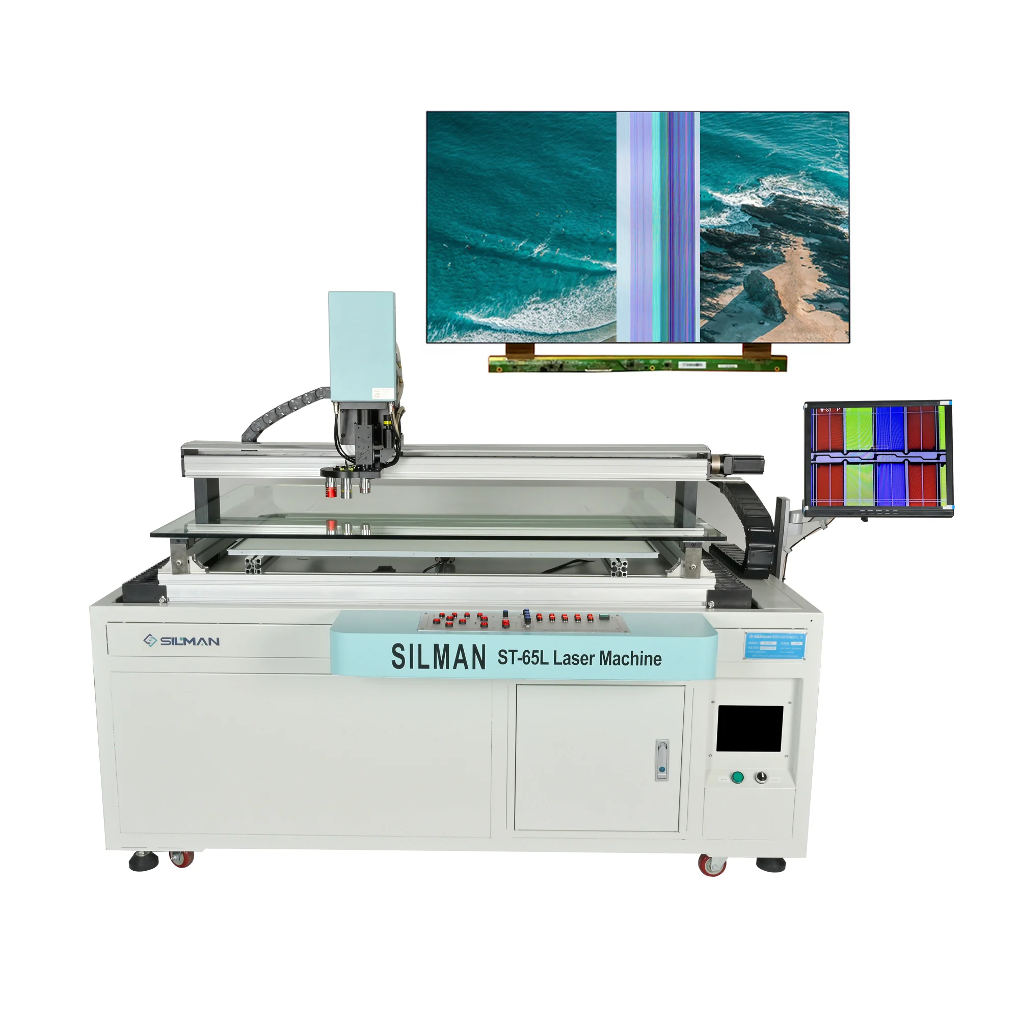 Silman ST-65L TV Repair Laser Machine For Repairing LED LCD TV Screen Panel ITO Half Line Bright Dots Short Circuit GOA Problem