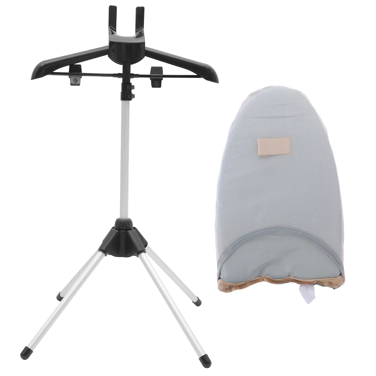 

1 set 1 Set Steamer Hanger Adjustable Foldable Clothes Drying Lightweight Space Saving Ironing Glove Accessory Steaming Garment