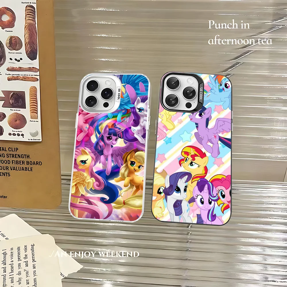 My P-Ponys L-Little Phone Case For IPhone 16 15 14 13 12 11 Pro Max X XR XSMAX 8 7 Plus Matte Shockproof Back Cover