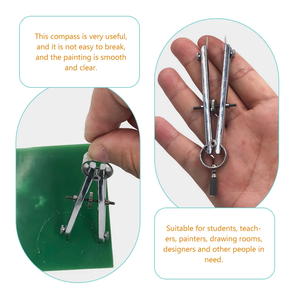 

Professional Drafting Compass for Circle Drawing Geometry Drawing Tool for Students Artists Math School Supplies
