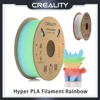 Creality Hyper PLA Filament Rainbow 1.75mm 1KG ±0.03mm Accuracy High Speed Printing Filament Multicolor 3D Printer Materials