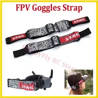 NEVER CRASH FPV Goggles Strap Adjustable Head Strap Headband Graffiti Battery Storage For FATSHARK SKYZONE DJI GOGGLES 2