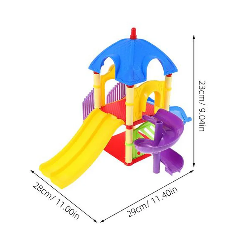 Аксессуары для кукол 30 см, игровая площадка, парк, оборудование для развлечений, сделай сам, слайд-игра, парк развлечений, слайд-игрушка для детей, подарки