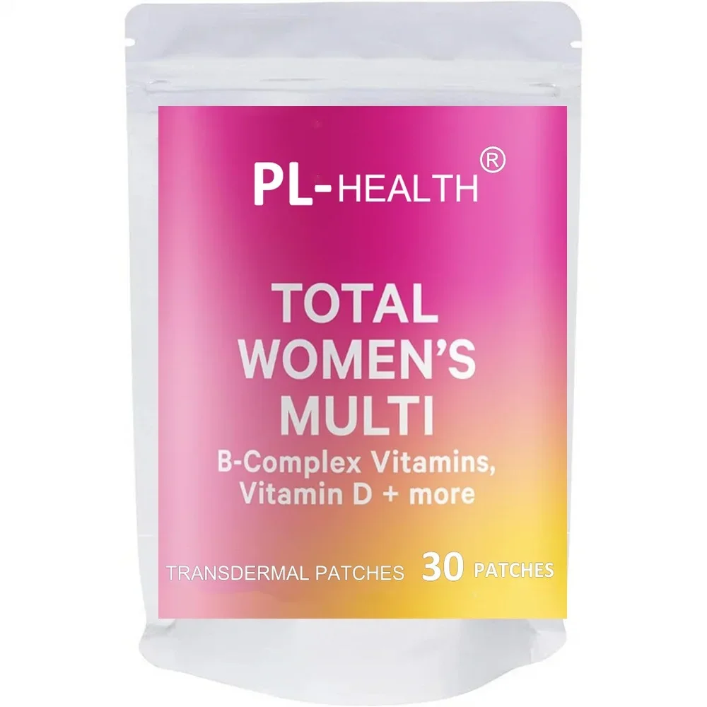 

30 Patches Women's Multivitamin Transdermal Patches for Hair, Skin, & Nails, Bone Health, Energy, Immune Support