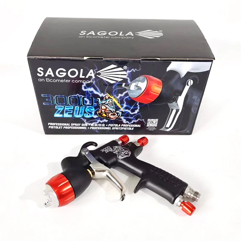 

SAGOLA Professional Spray Gun Car Paint Spray Gun 1.3mm Nozzle Industrial Grade High Atomization Home Pneumatic Spray Tools