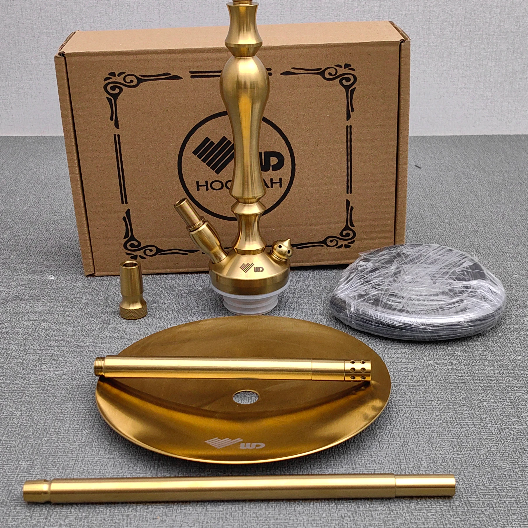 

WD T1G-15N Hookah Shisha with Glass Bottel Set Arab Hookah Large Capacity