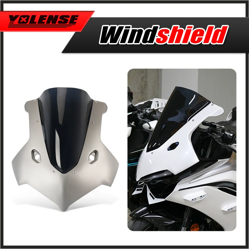 For 500SR 500 SR 2026 2027 Motorcycle Heighten Windscreen Integrated Windshield Wind Deflectors Shield Protector