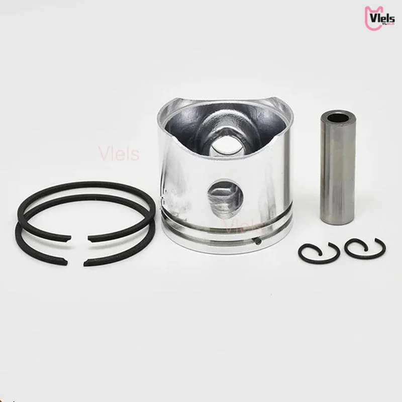 Piston Ring Kit 38mm For Oleo-Mac 937 938 Sparta 36 37 38 Emak EF3600 EF3700 EF3800, Complete Kolben Assembly With Pin & Clips 1