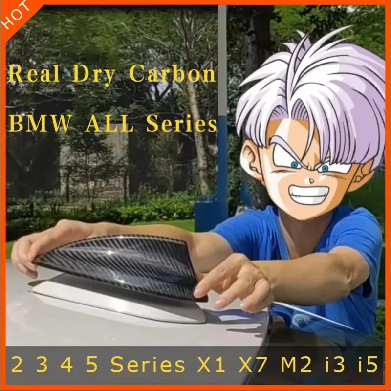 

For Bmw i01 G67 G87 G42 G20 G28 G22 G46 G06 U11 U12 G26 G68 i5 Real Dry Carbon Fiber Pattern Shark Fin Antenna Cover Accessories