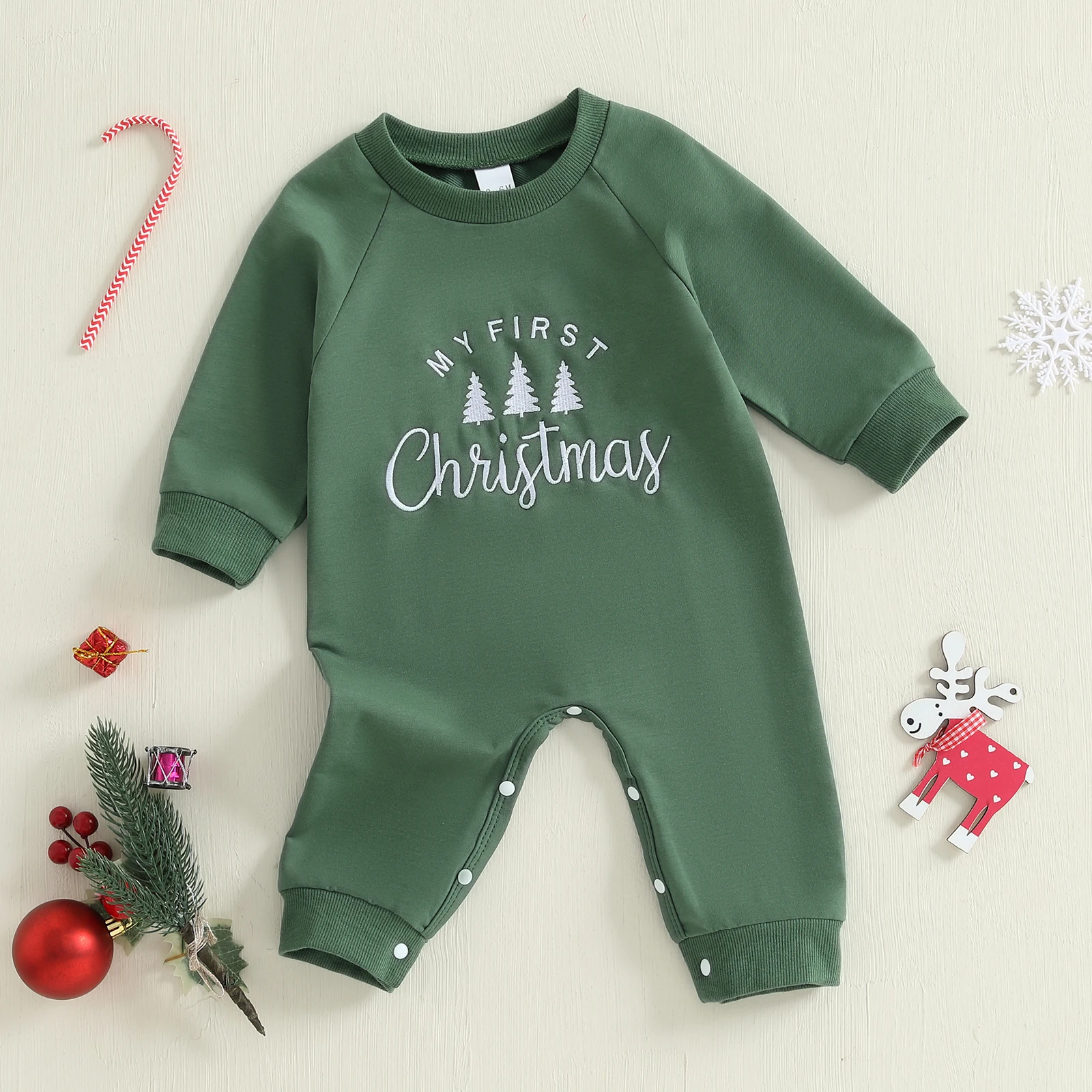 Weihnachts-Strampler für Babys – Embroidery Xmas Tree Bewertung und Preis