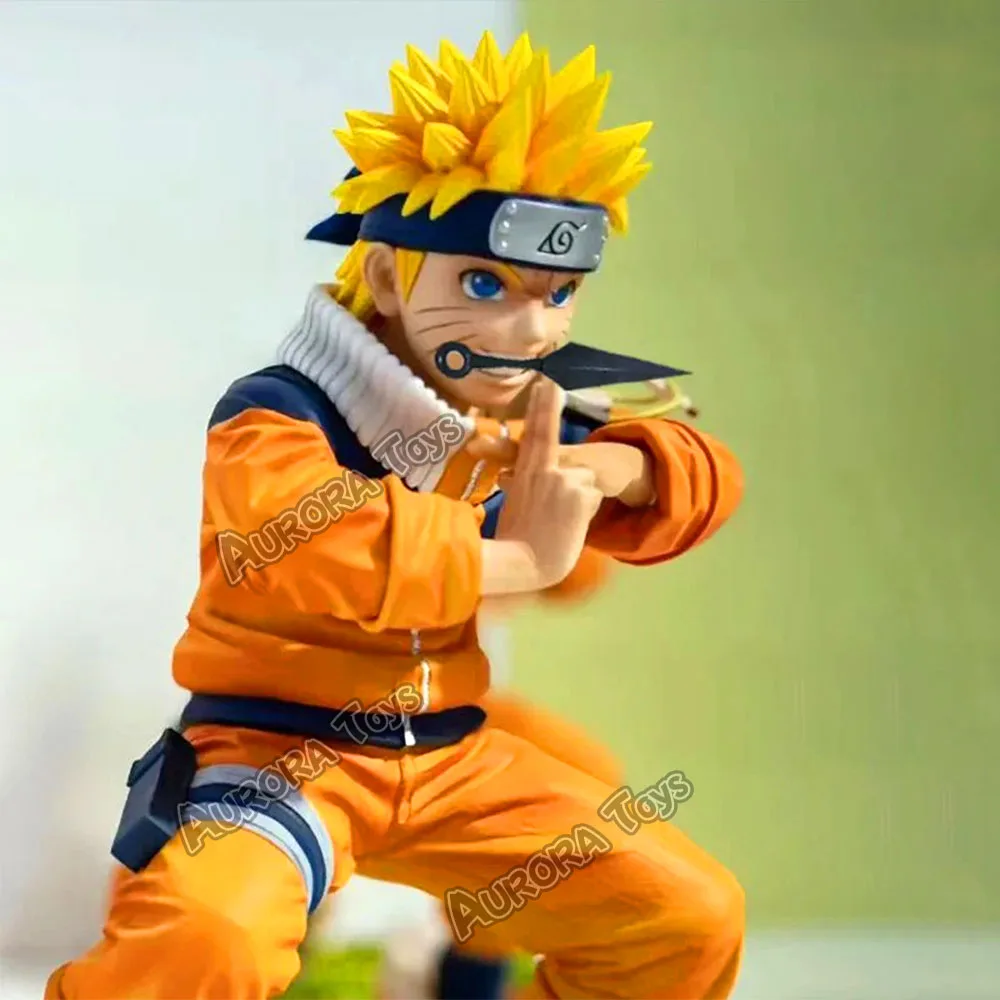 5.9in/15cm Anime Uzumaki Naruto Figure Kage Bunshin no Jutsu PVC PVC Action Figures Collection Model Toys Gifts