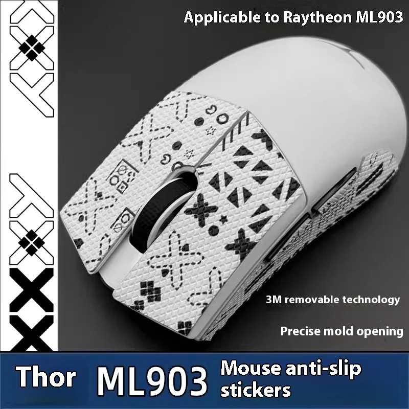 1 Set Mouse Anti Slip Sticker For ThundeRobot ML903 Non-Slip Anti Sweat Tape Stickers ICE Mouse Skates