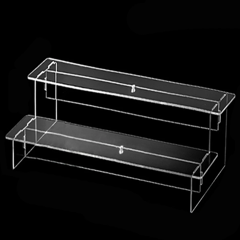 For Cupcakes Cupcake Holder Acrylic Display Stand Display Items 2 Layers 20cm Acrylic Display Stand For Collectibles